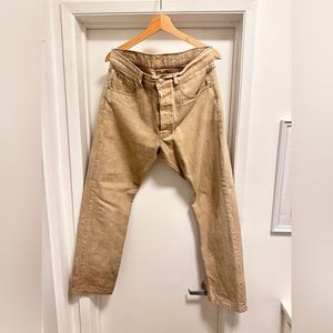 Levi’s Vintage Jeans - in Tan. MENS Waist 34 Leg 30. Amazing condition.